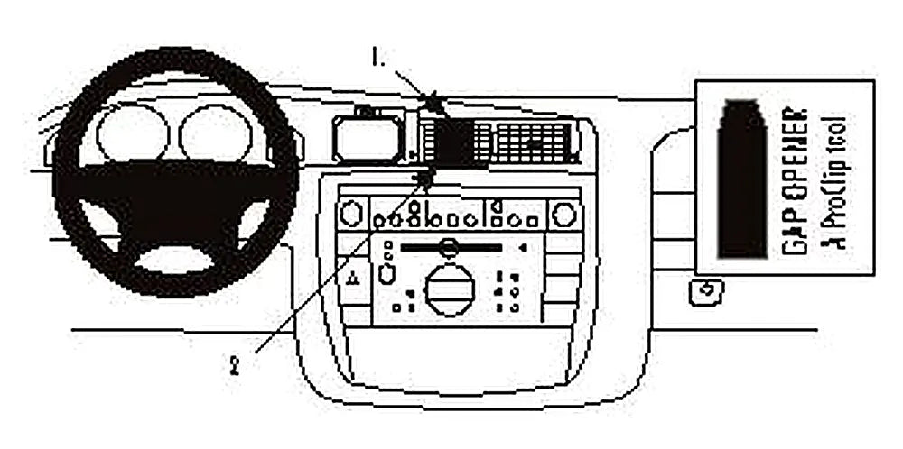 Brodit ProClip 852755 voor Cadillac Catera