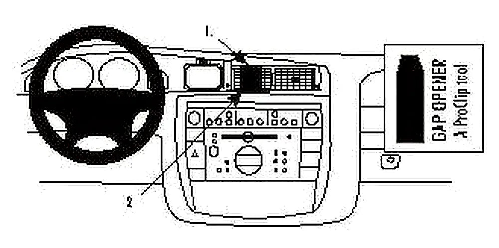 Brodit ProClip 852755 voor Cadillac Catera
