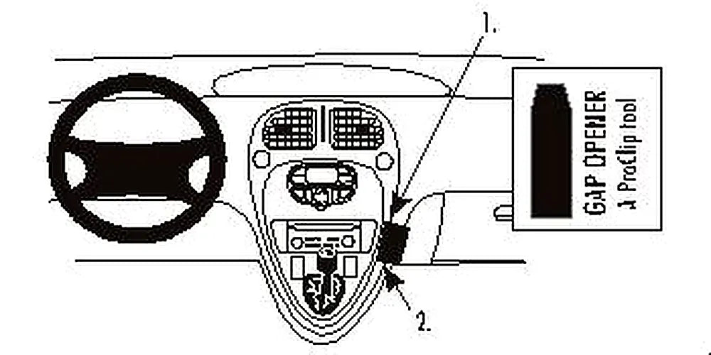 Brodit ProClip 852762 voor Citroen Xsara Picasso