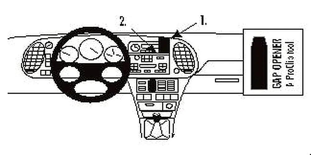 Brodit ProClip 852830 voor Saab 9-3