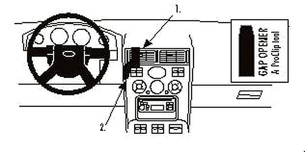 Brodit ProClip 852861 voor Ford Mondeo