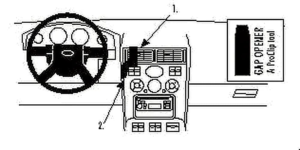 Brodit ProClip 852861 voor Ford Mondeo