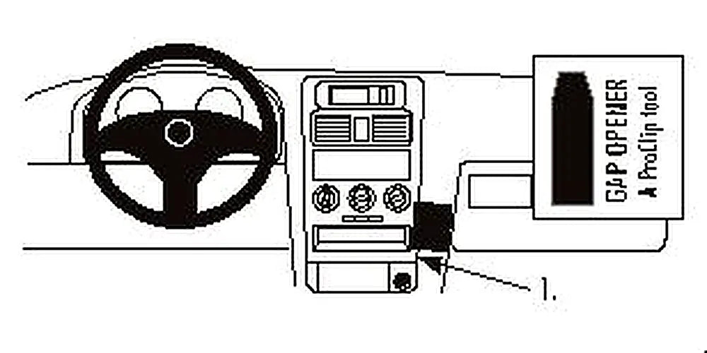 Brodit ProClip 852867 voor Opel Astra