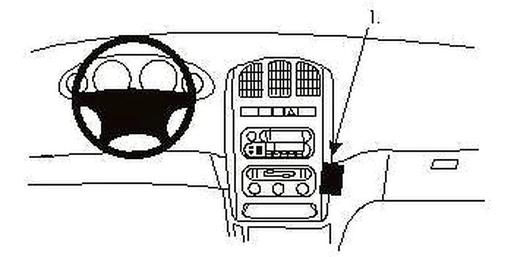 Brodit ProClip 852895 voor Chrysler Voyager