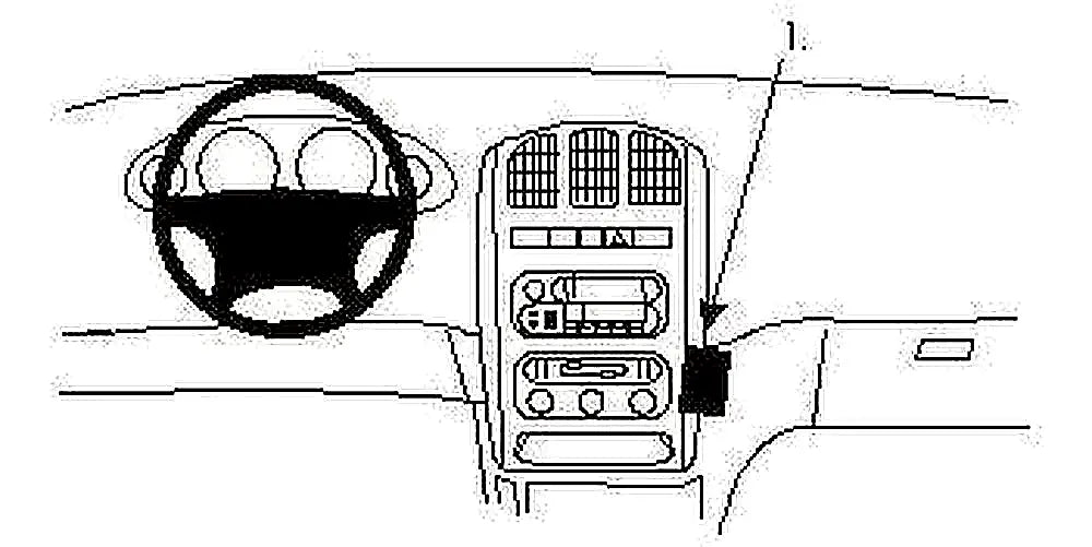 Brodit ProClip 852895 voor Chrysler Voyager