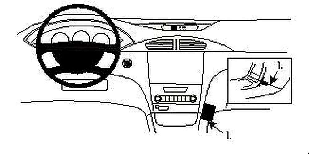 Brodit ProClip 852911 voor Renault Laguna