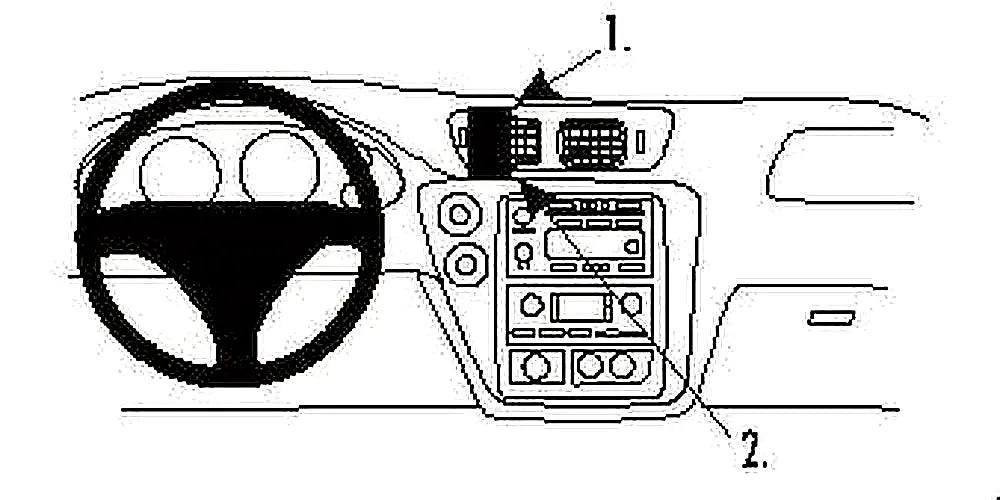 Brodit ProClip 852949 voor Chevrolet Trail Blazer