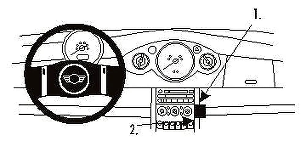 Brodit ProClip 853013 voor Mini Cooper Convertible