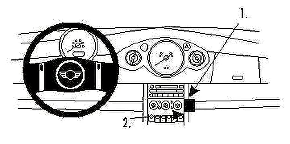Brodit ProClip 853013 voor Mini Cooper Convertible