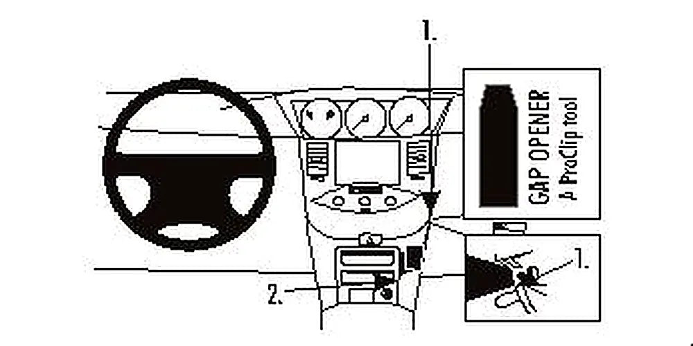 Brodit ProClip 853018 voor Nissan Primera