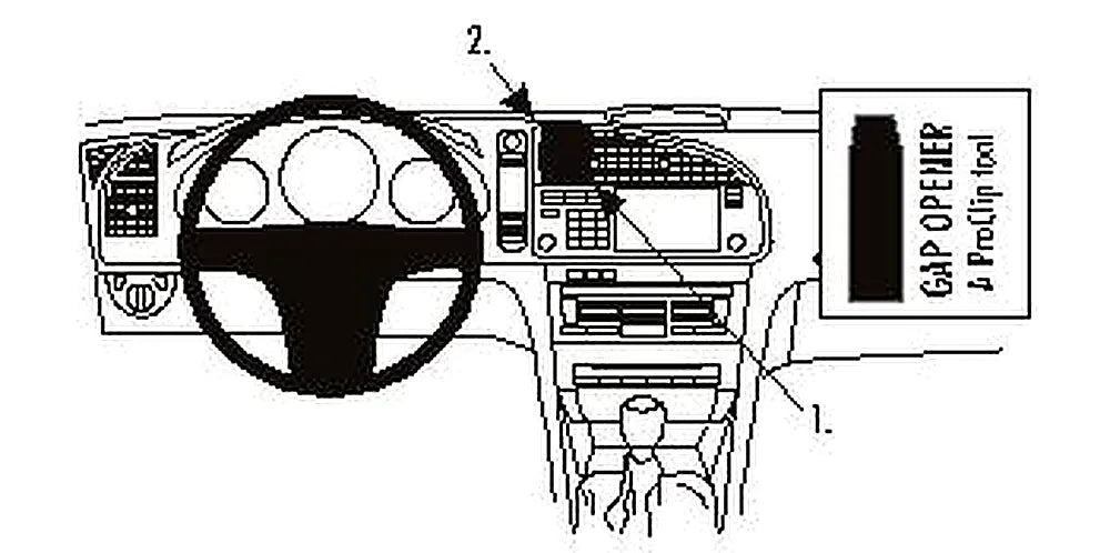 Brodit ProClip 853086 voor Saab 9-3