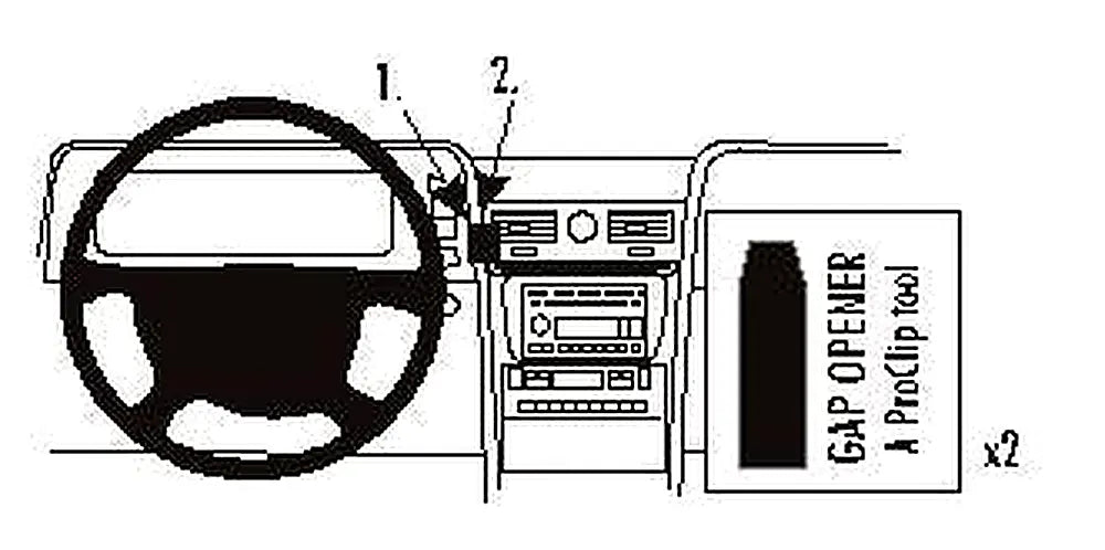 Brodit ProClip 853112 voor Lincoln Navigator