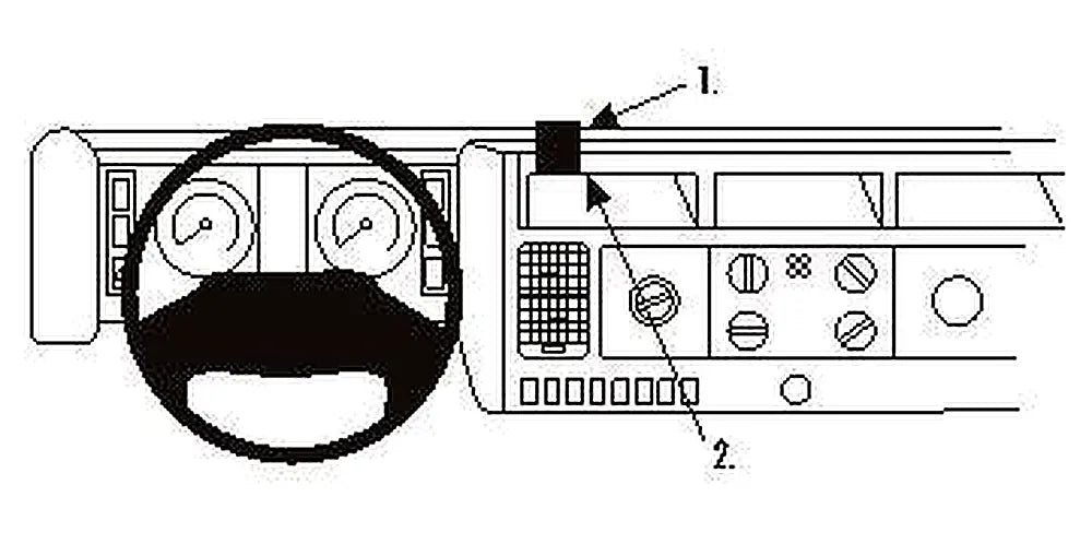 Brodit ProClip 853145 voor MAN Cab-type K Evolution