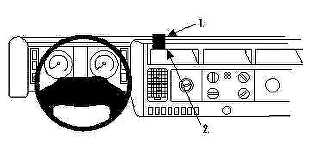 Brodit ProClip 853145 voor MAN Cab-type K Evolution