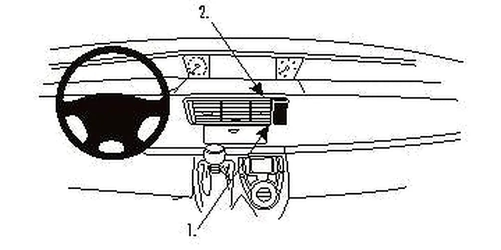 Brodit ProClip 853155 voor Citroen C8
