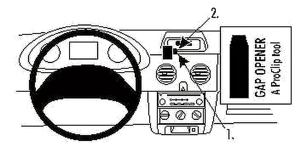 Brodit ProClip 853215 voor Nissan Kubistar