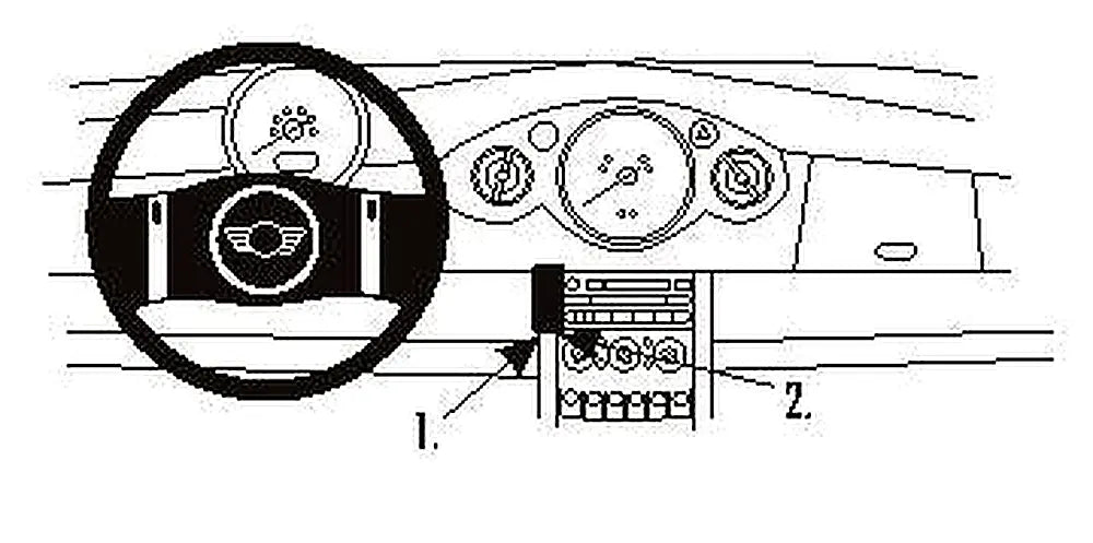 Brodit ProClip 853245 voor Mini Cooper Convertible