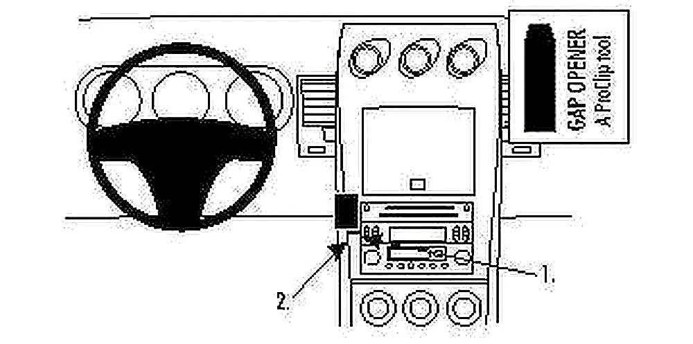 Brodit ProClip 853250 voor Nissan Roadster