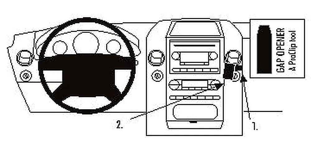 Brodit ProClip 853319 voor Ford F-Series 150