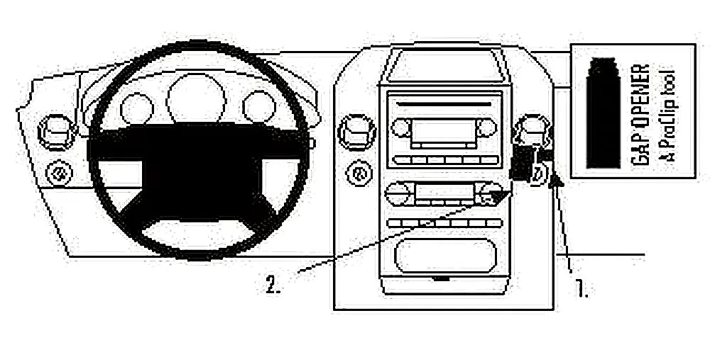 Brodit ProClip 853319 voor Ford F-Series 150