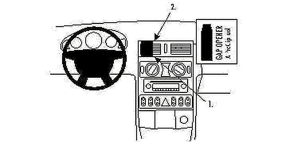 Brodit ProClip 853323 voor Chrysler Crossfire