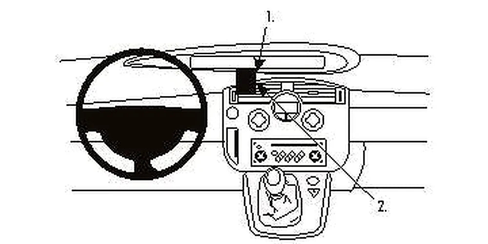 Brodit ProClip 853351 voor Renault Scénic