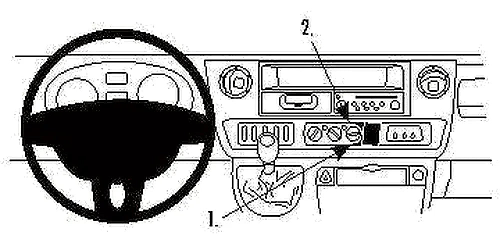 Brodit ProClip 853376 voor Nissan Interstar