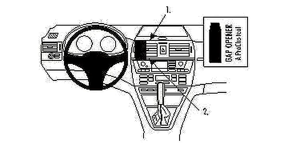 Brodit ProClip 853407 voor BMW X3