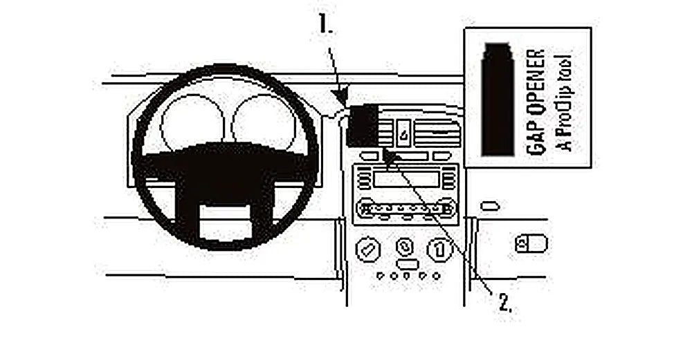 Brodit ProClip 853458 voor Chevrolet Equinox