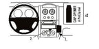 Brodit ProClip 853460 voor Chevrolet Kalos