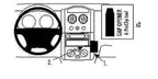 Brodit ProClip 853460 voor Chevrolet Kalos
