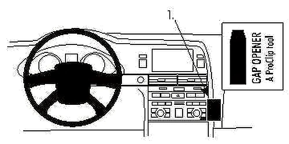 Brodit ProClip 853480 voor Audi S6