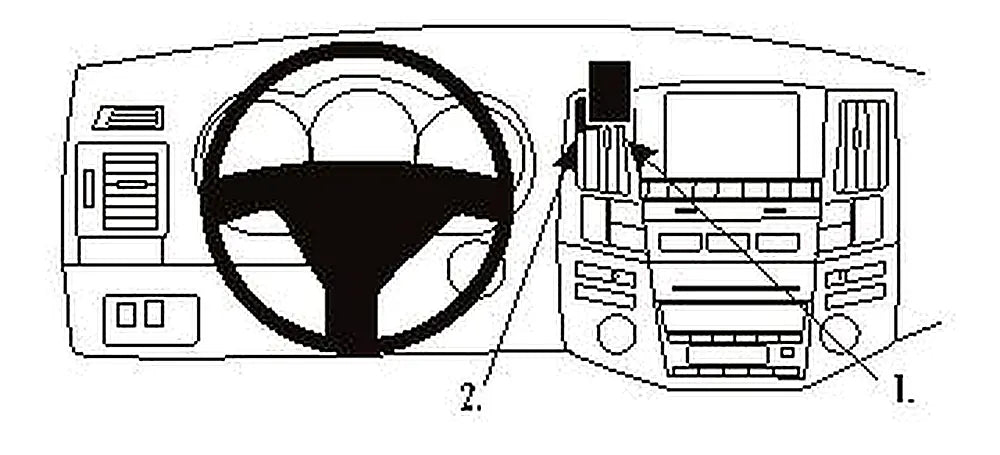 Brodit ProClip 853486 voor Lexus RX Series