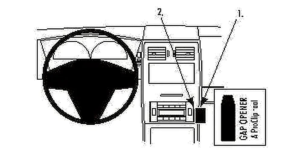 Brodit ProClip 853522 voor Cadillac XLR