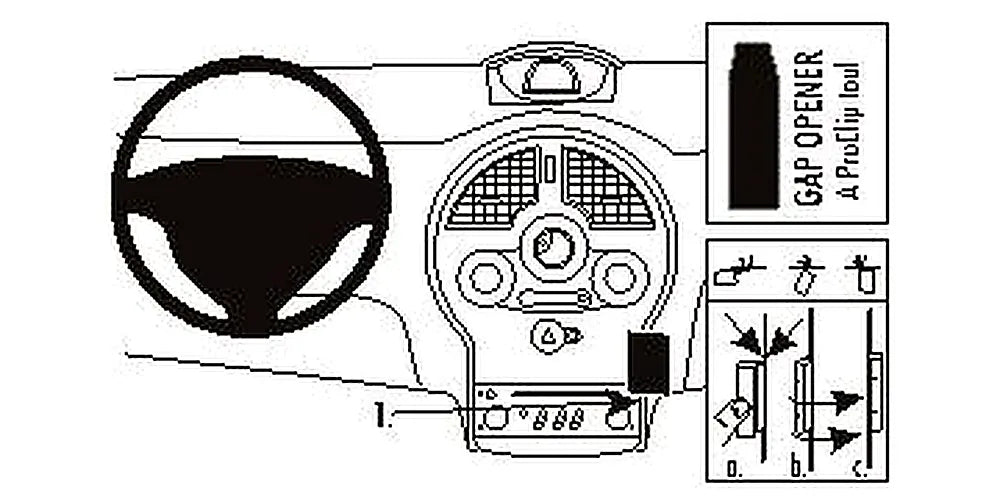 Brodit ProClip 853575 voor Renault Modus