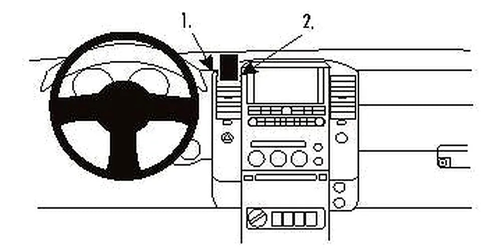 Brodit ProClip 853613 voor Nissan Pathfinder