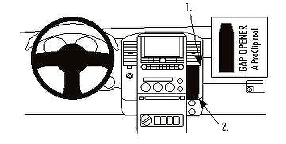 Brodit ProClip 853614 voor Nissan Pathfinder