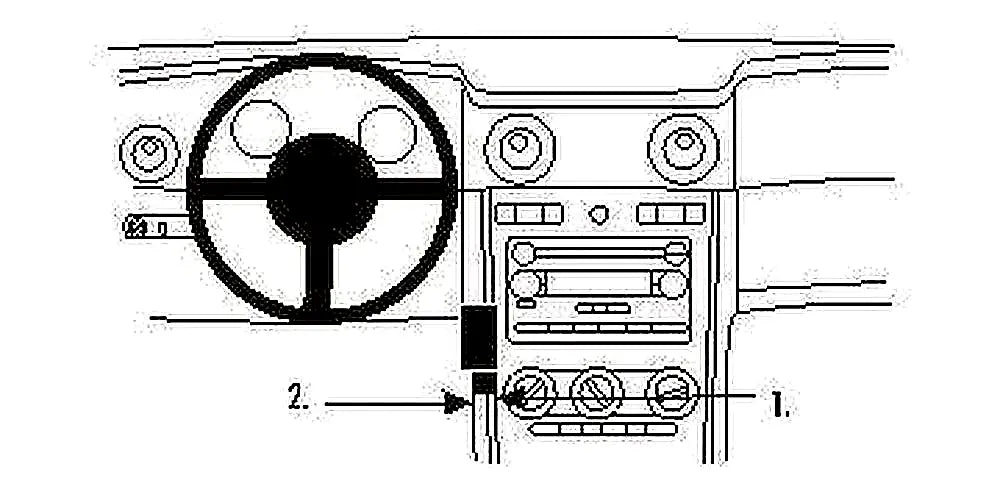 Brodit ProClip 853627 voor Ford Mustang