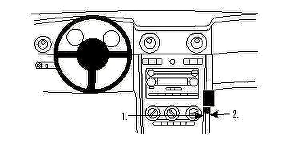 Brodit ProClip 853628 voor Ford Mustang