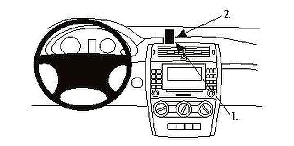 Brodit ProClip 853660 voor Mercedes Benz B-Class
