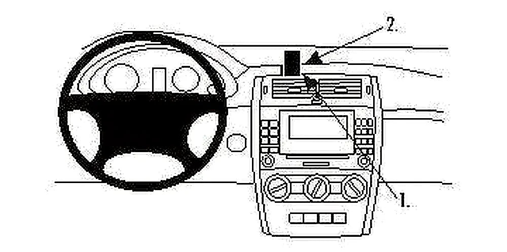 Brodit ProClip 853660 voor Mercedes Benz B-Class