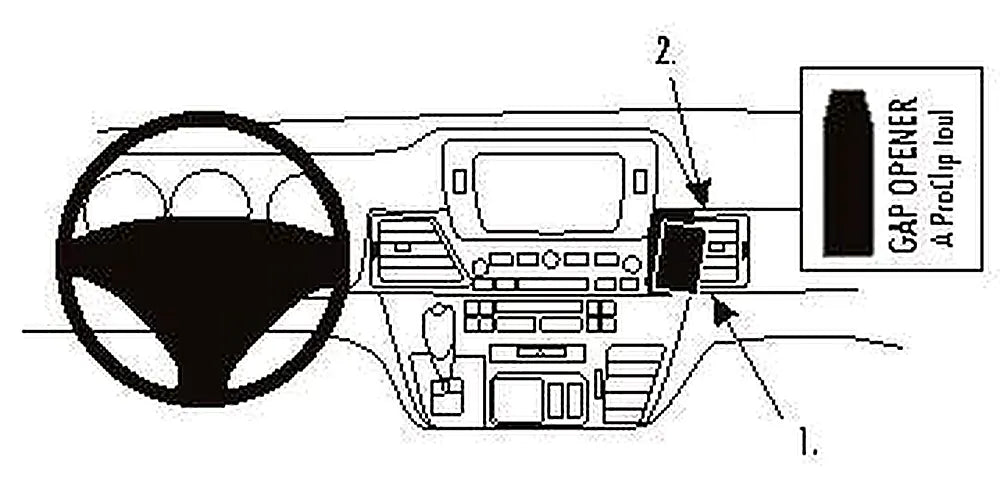 Brodit ProClip 853668 voor Honda FR-V