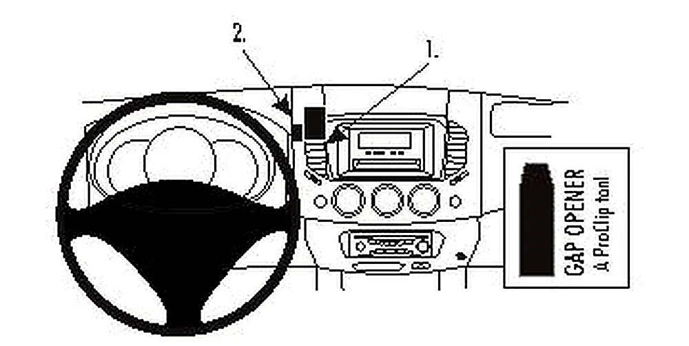 Brodit ProClip 853712 voor Mitsubishi L200