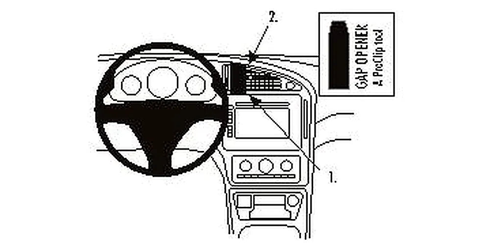 Brodit ProClip 853718 voor Saab 9-5