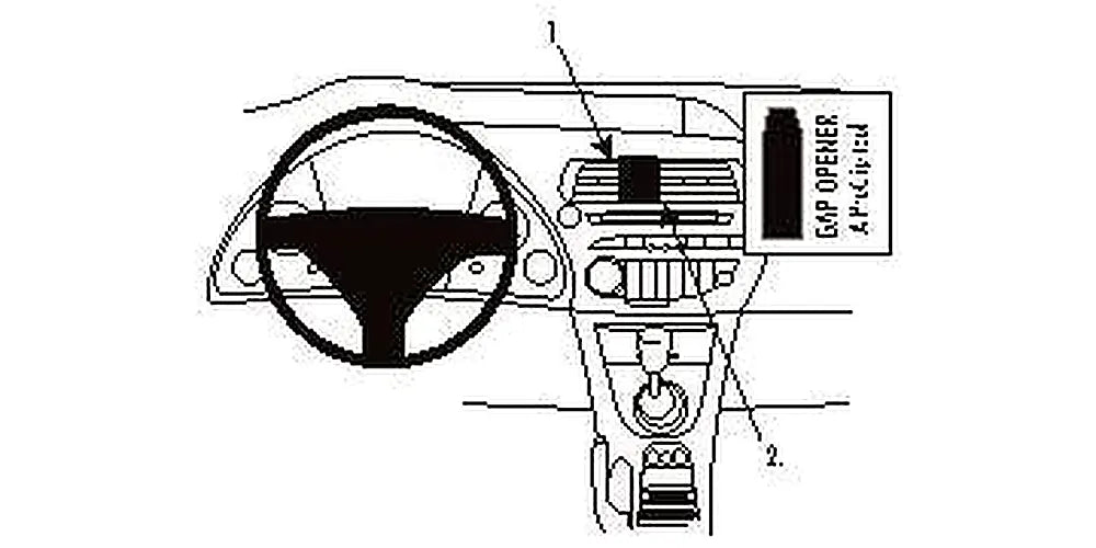 Brodit ProClip 853732 voor Honda Civic