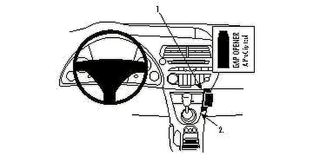 Brodit ProClip 853733 voor Honda Civic