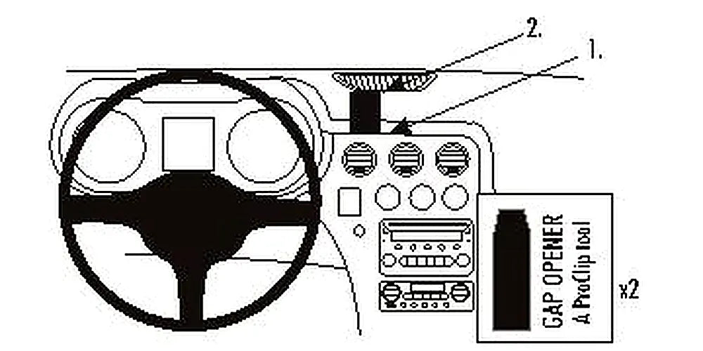 Brodit ProClip 853743 voor Alfa Romeo Spider/GTV
