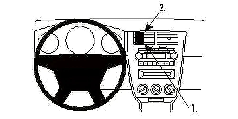 Brodit ProClip 853843 voor Dodge Caliber