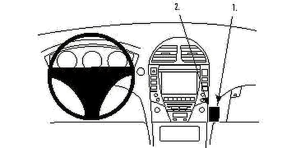Brodit ProClip 853847 voor Lexus ES Series