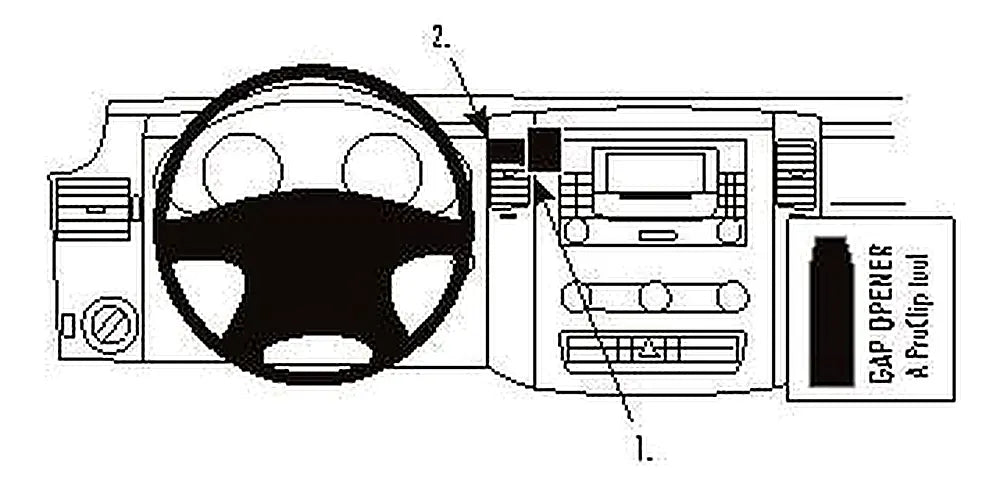 Brodit ProClip 853873 voor Dodge Sprinter